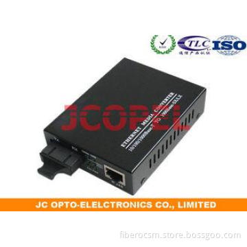 Manageable Fiber Media Converter 1000 Mbps Ethernet Cable 0